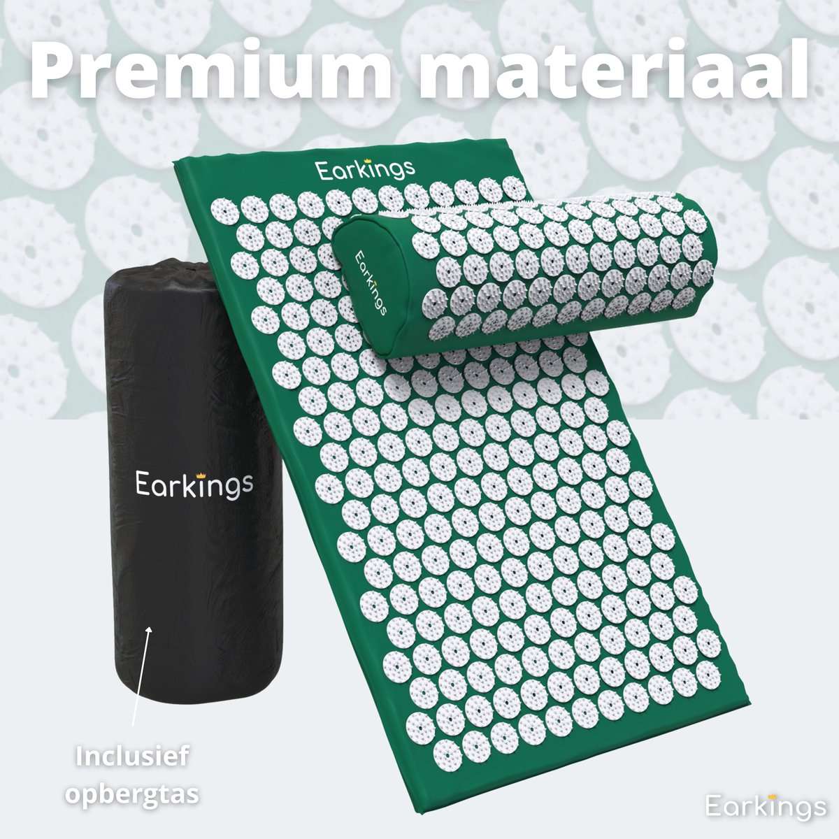Spijkermat met kussen en met Opbergtas - 8000+ punten - Earkings
