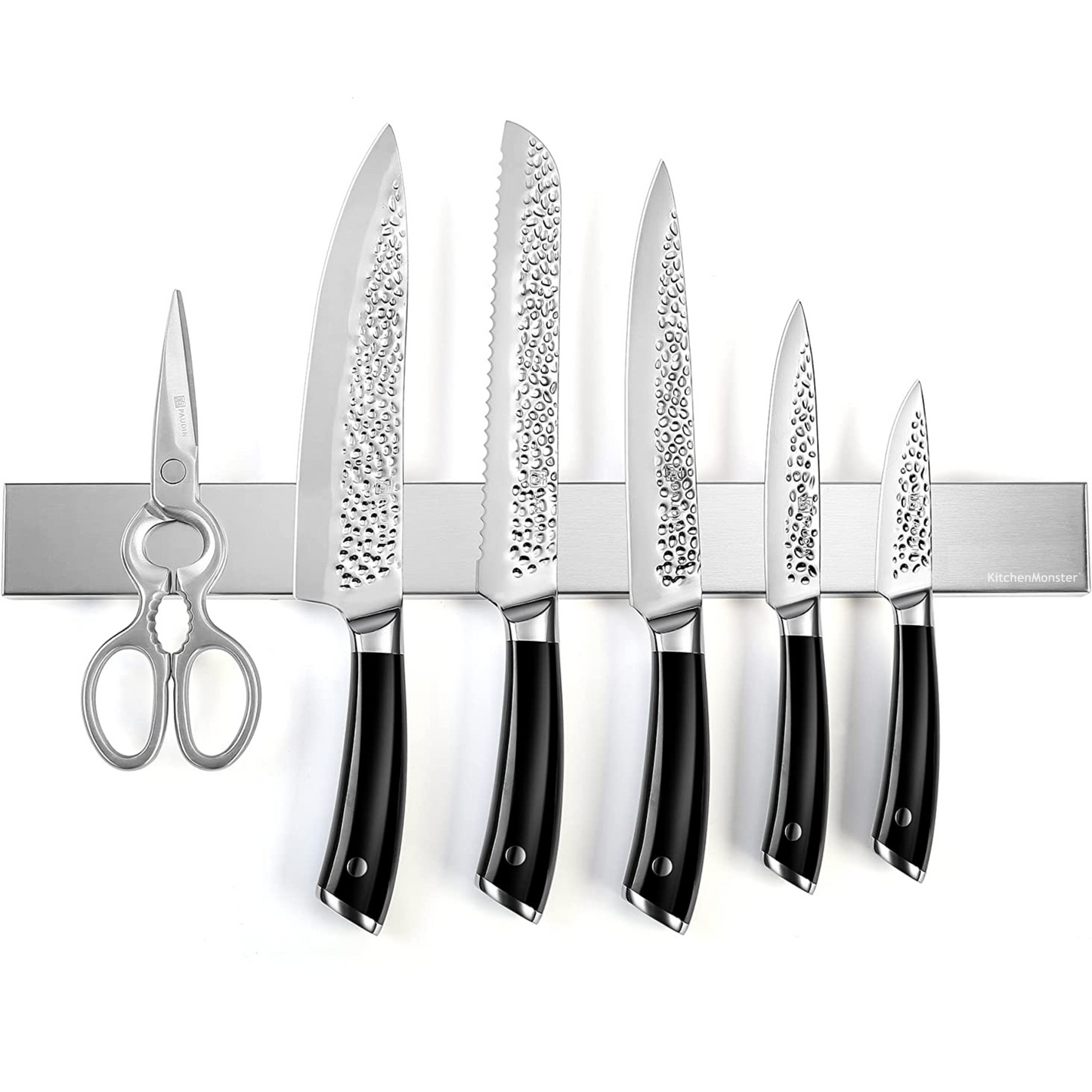 KitchenMonster® Messenmagneet 40cm - zilver - Earkings