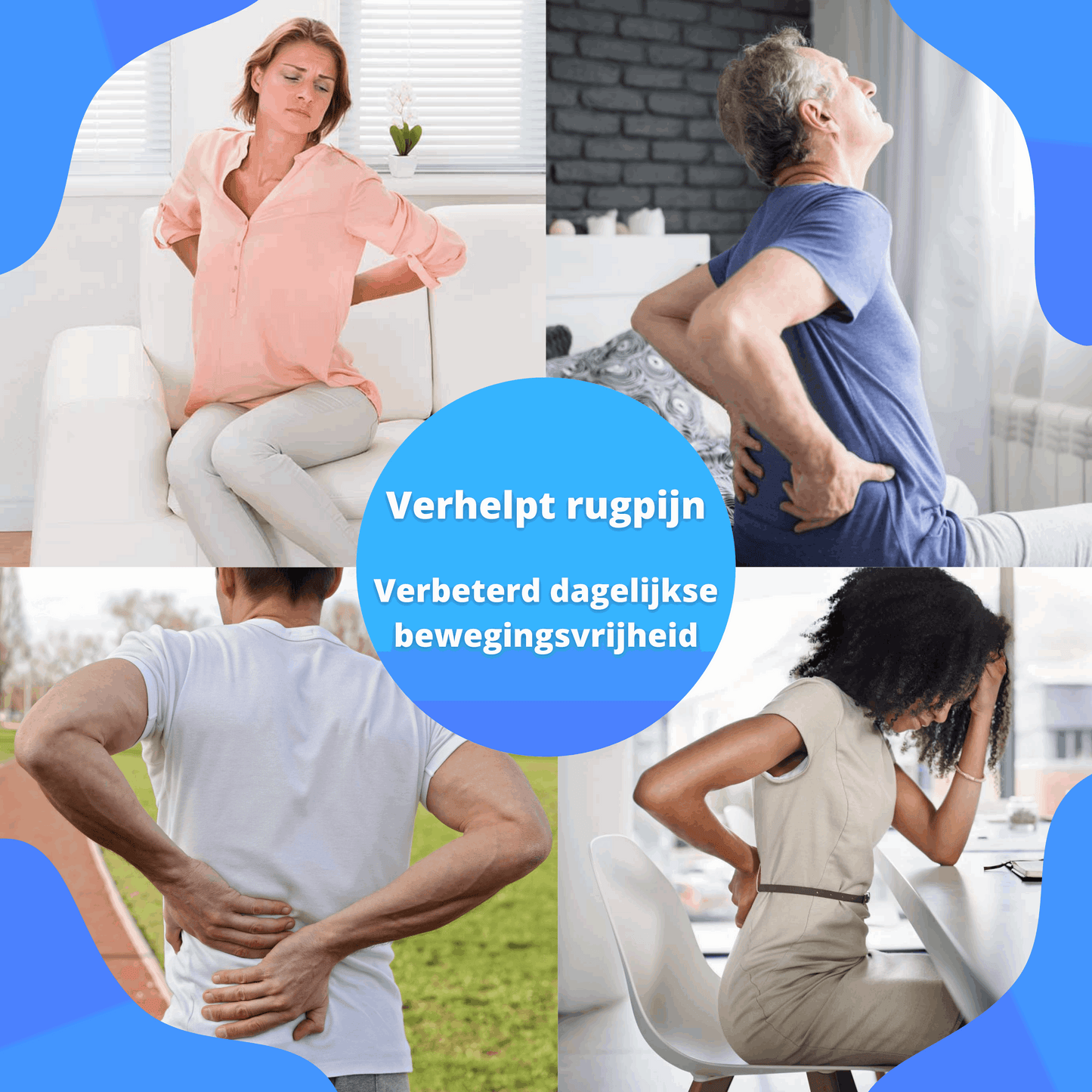 Backstretcher Massage Apparaat met met kussen - Earkings