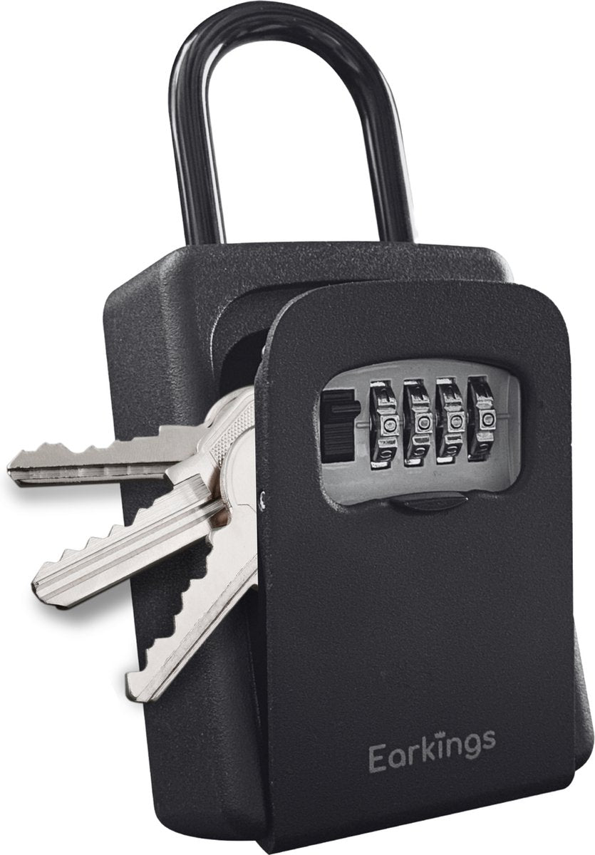 Sleutelkluisje Hangslot met Code Inclusief Wandmontage - Earkings