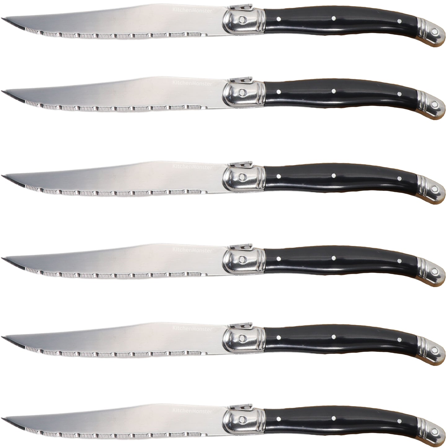 KitchenMonster® Steakmessen set van 6 - Earkings