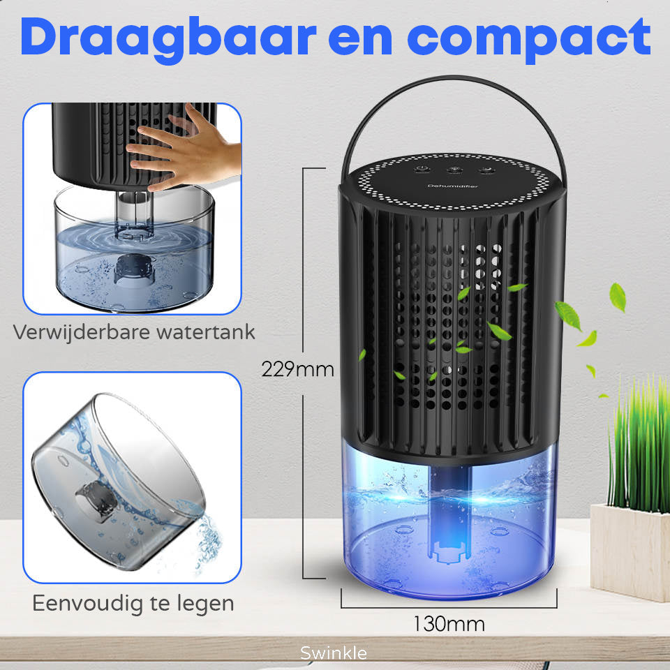 Luchtontvochtiger - Ontvochtigt tot 350ML per Dag - Earkings