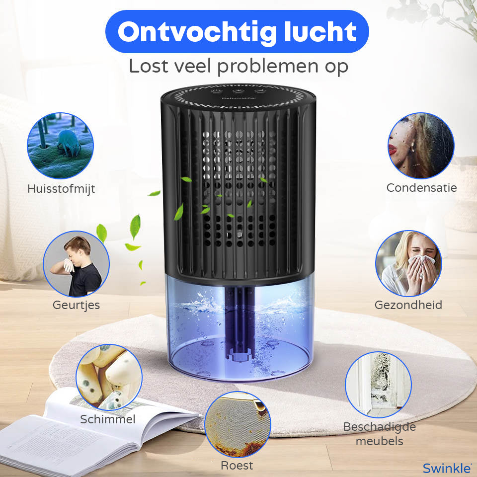 Luchtontvochtiger - Ontvochtigt tot 350ML per Dag - Earkings