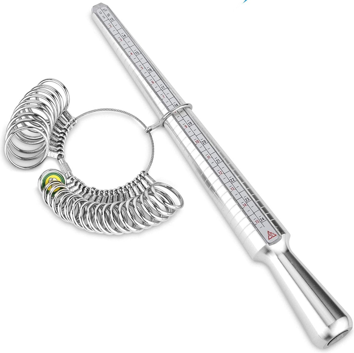 Ringmeter - Ringmaat meter voor elke Ringmaat - Ring sizer - Earkings