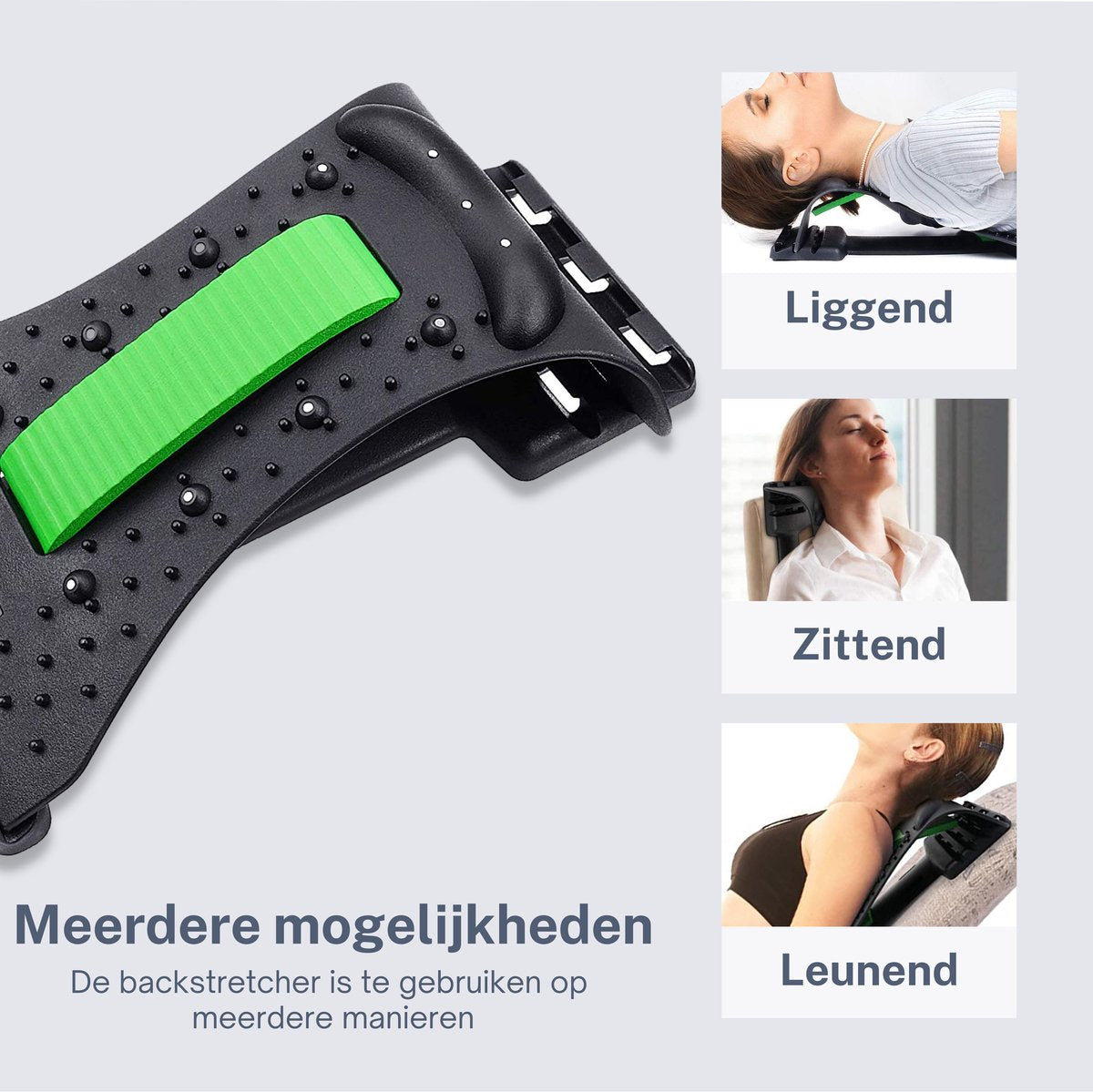 Nekstretcher Nekmassage apparaat - groen - Earkings