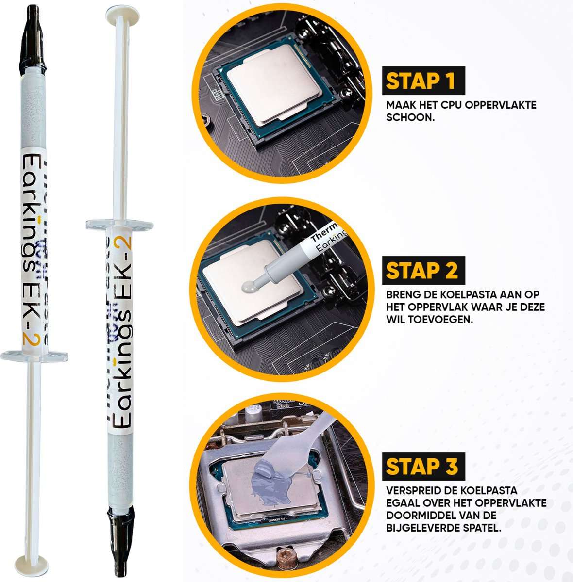 Koelpasta Thermal Paste - CPU Koeler 1 Gram - Earkings