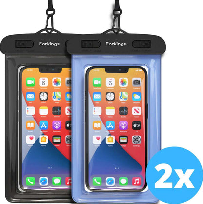 Waterdichte telefoonhoesjes Set van 2 stuks - Earkings