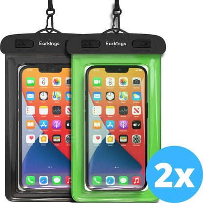 Waterdichte telefoonhoesjes Set van 2 stuks - Earkings