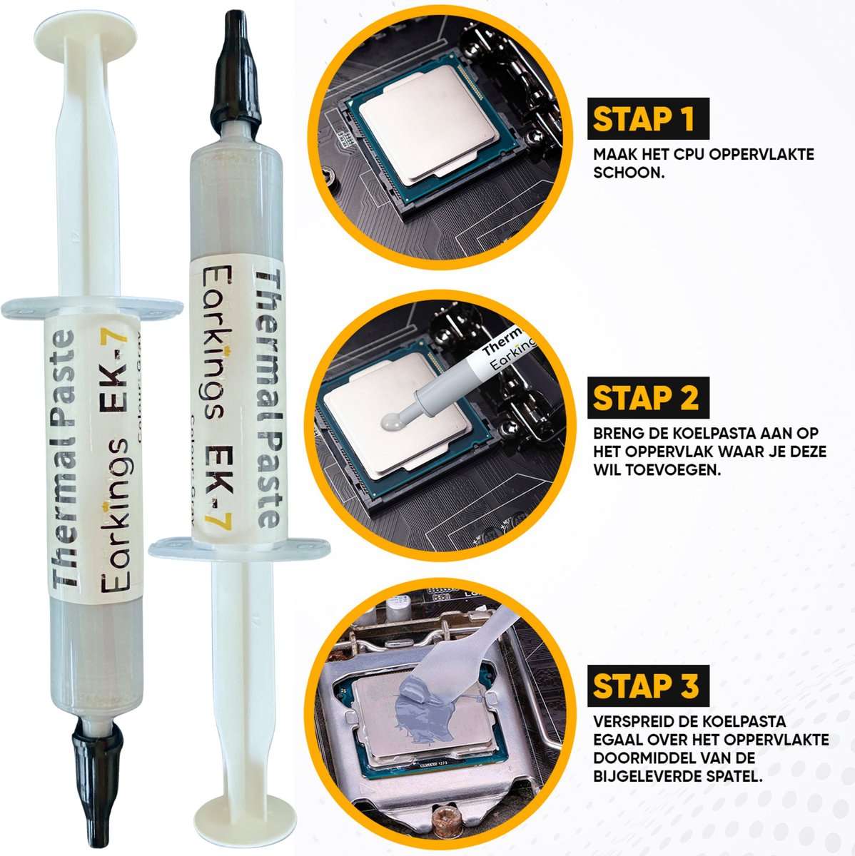 Koelpasta Thermal Paste - CPU Koeler 7 Gram - Earkings