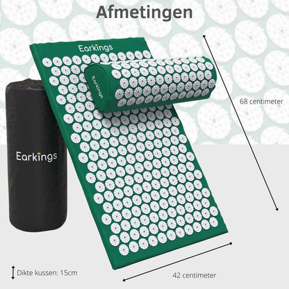 Spijkermat met kussen en met Opbergtas - 8000+ punten - Earkings
