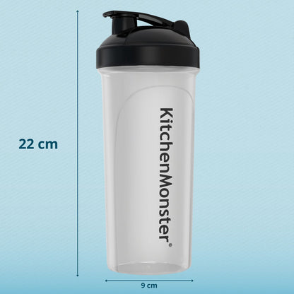 KitchenMonster® Shakebeker set van 2 - transparant - Earkings