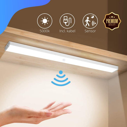 Onderbouwverlichting LED Met Bewegingssensor 30cm 2 stuks- Natuurlijk - wit - Earkings