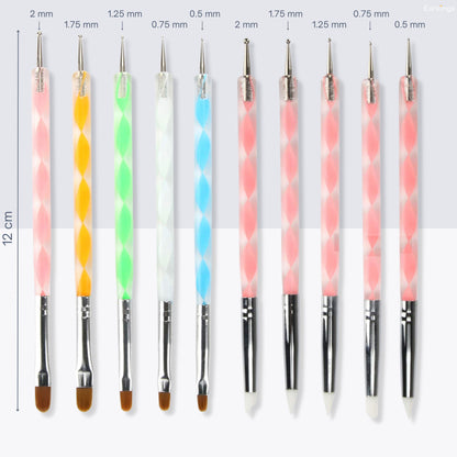 Dotting Tools 43-teiliges Mandala – inklusive Vorlage