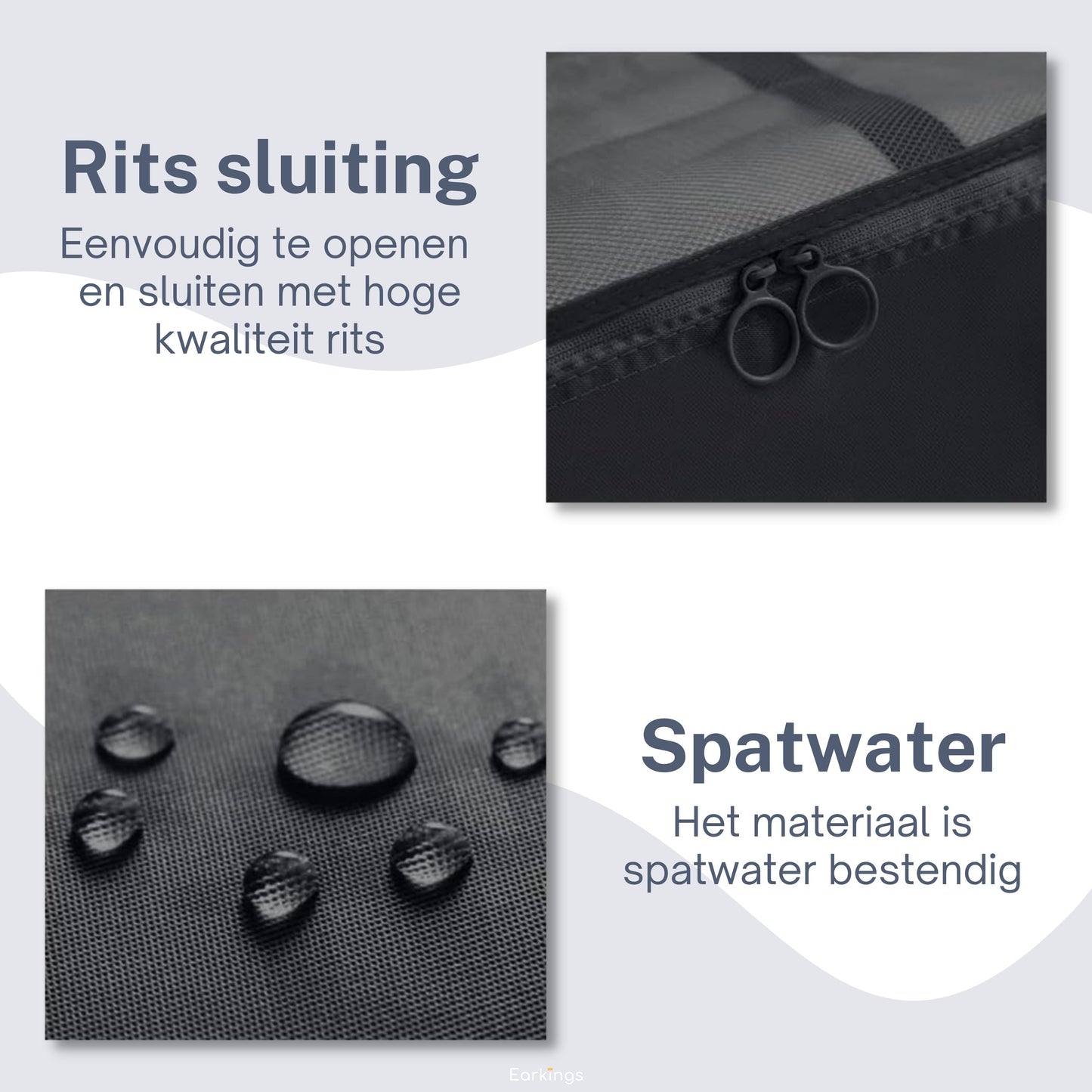 Packing Cubes Koffer-Organizer-Set – 9-teilig – Schwarz