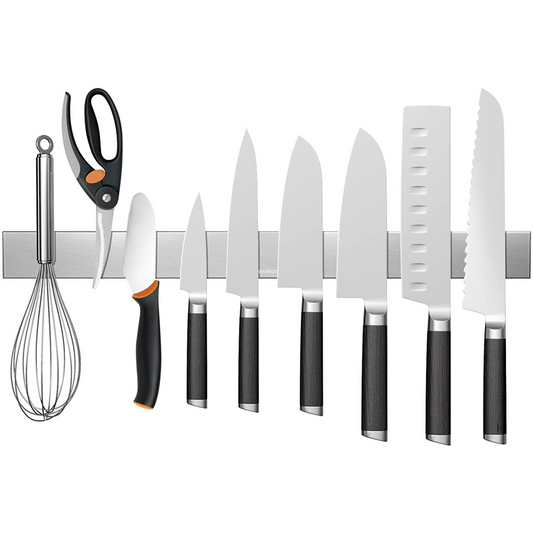 KitchenMonster® Messenmagneet 40cm - zilver - Earkings