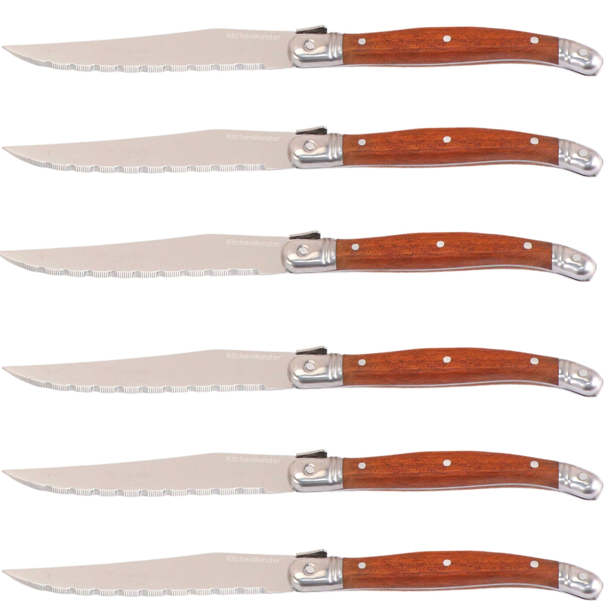 KitchenMonster® Steakmessen set van 6 - Earkings