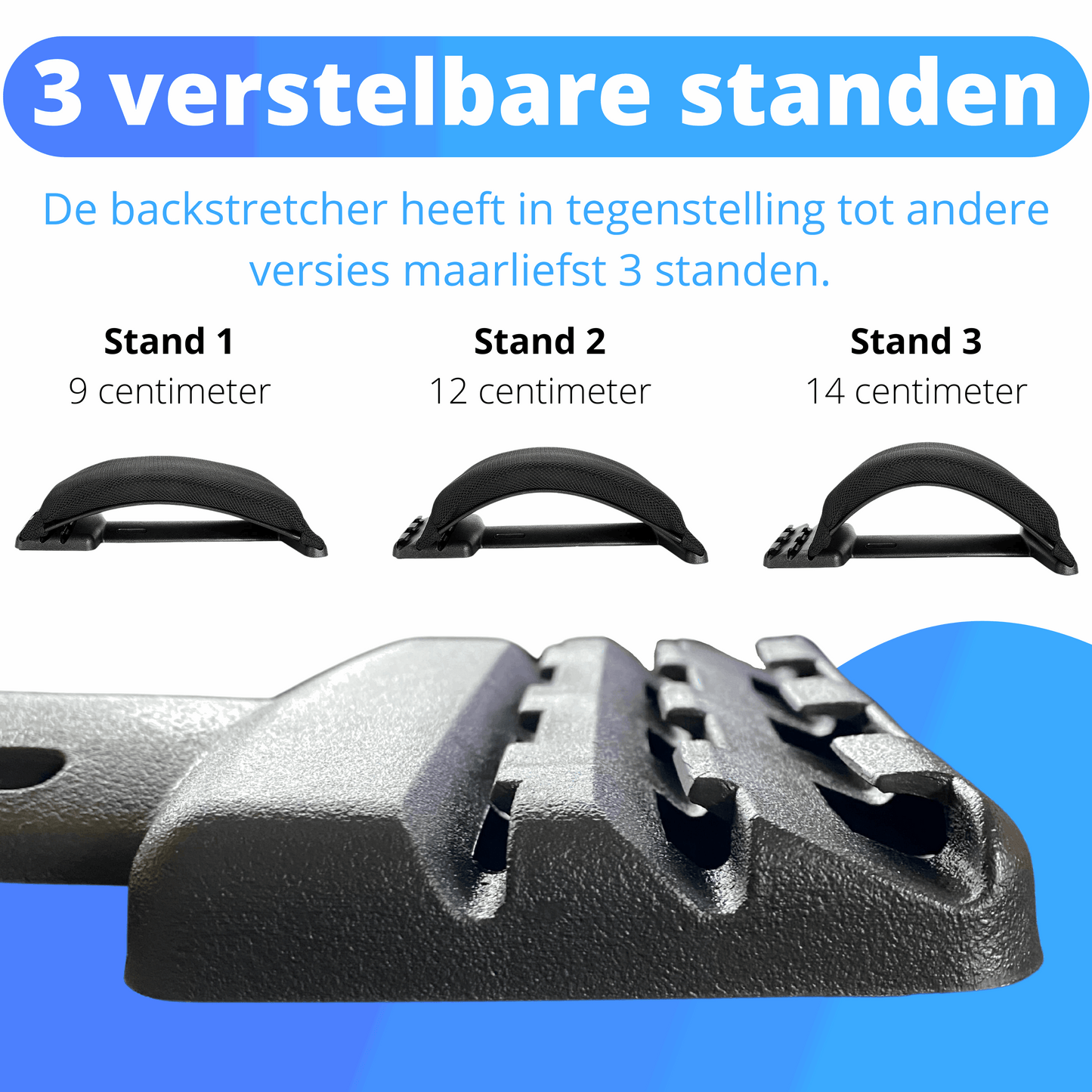Backstretcher Massage Apparaat met met kussen - Earkings