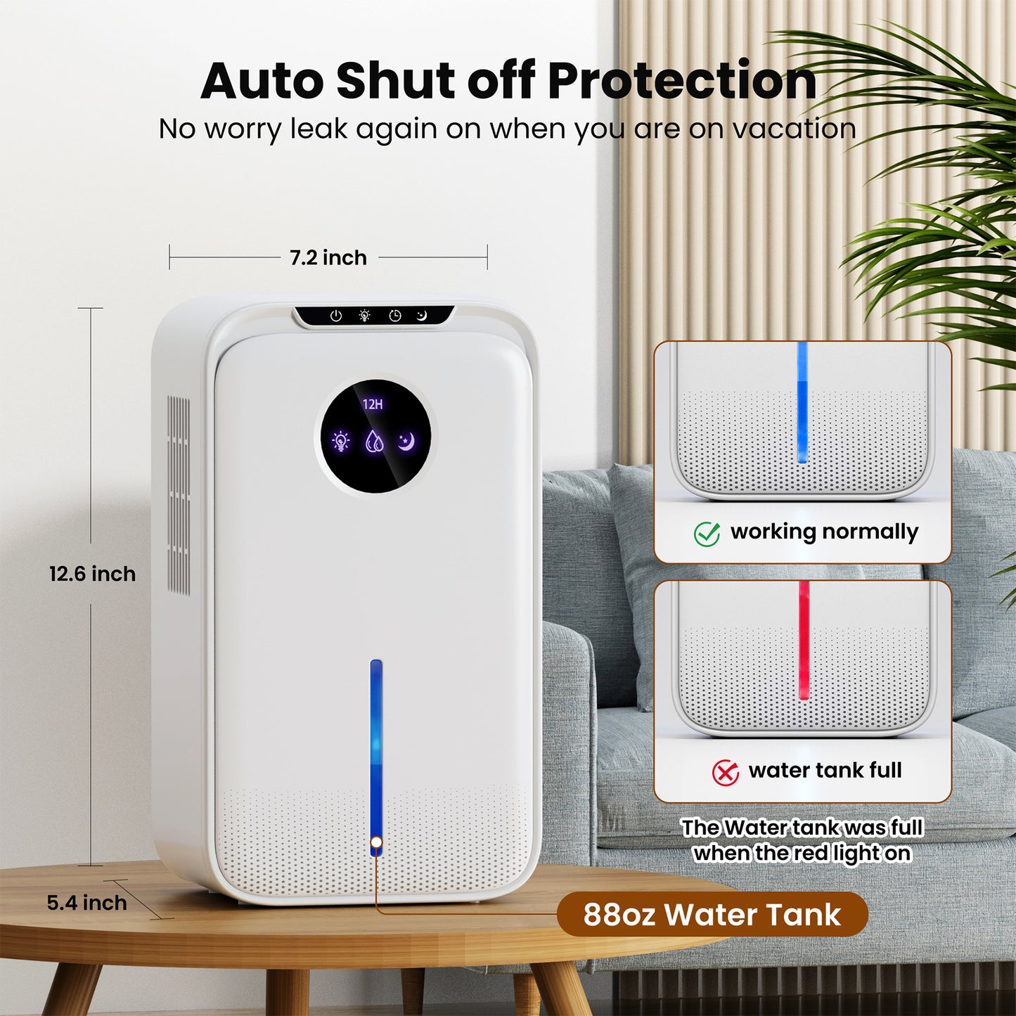 Luftentfeuchter und Luftreiniger – Entfeuchtet bis zu 1 l pro Tag