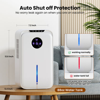 Luftentfeuchter und Luftreiniger – Entfeuchtet bis zu 1 l pro Tag