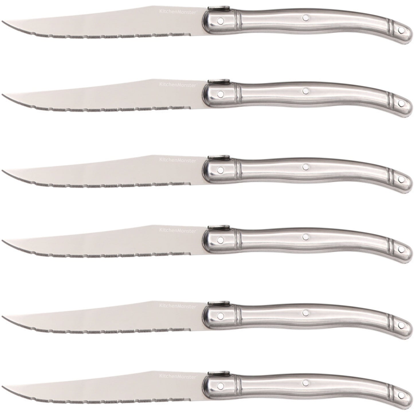 KitchenMonster® Steakmessen set van 6 - Earkings