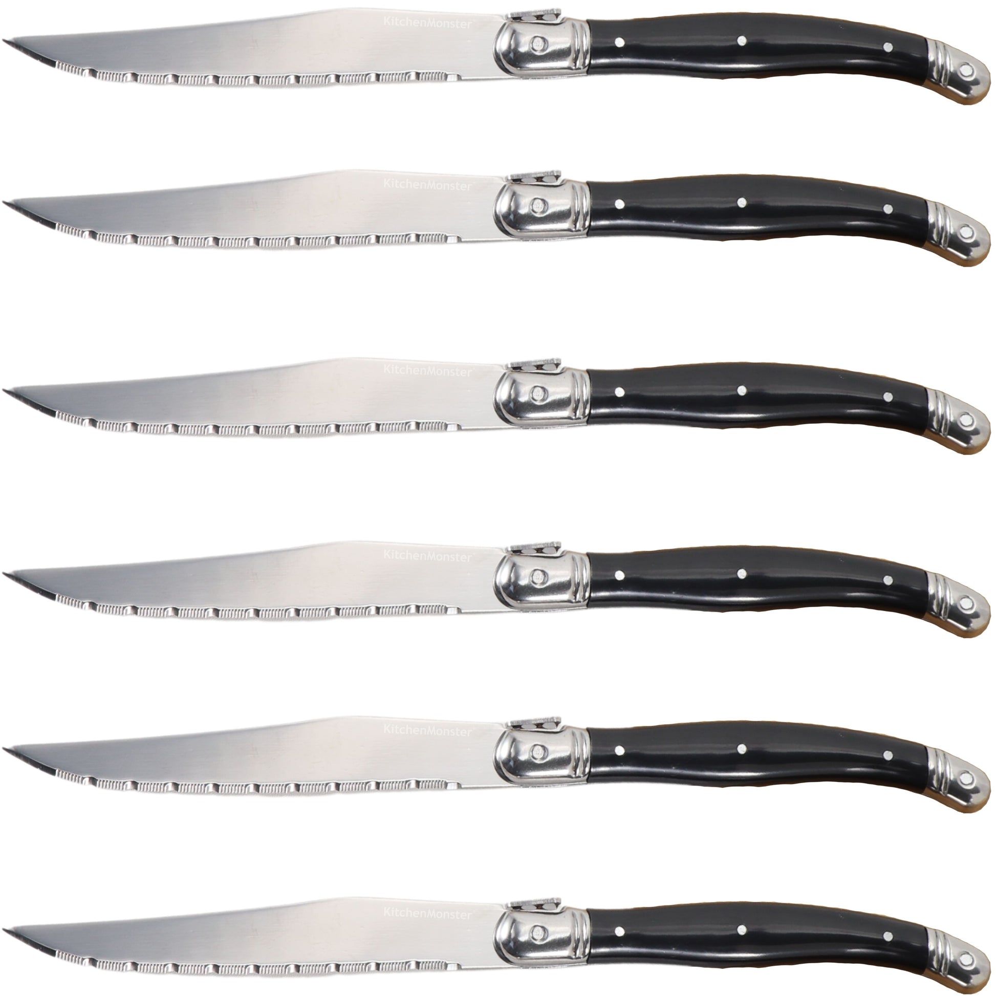 KitchenMonster® Steakmessen set van 6 - Earkings