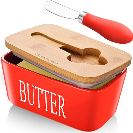 KitchenMonster® Botervloot Rood - Earkings