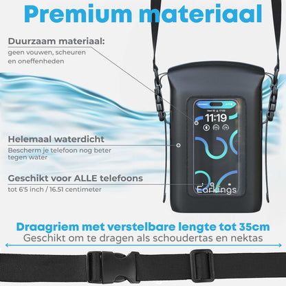 Waterdichte Tas Drybag - 2 Liter met Schouderriem en Handvat - Earkings