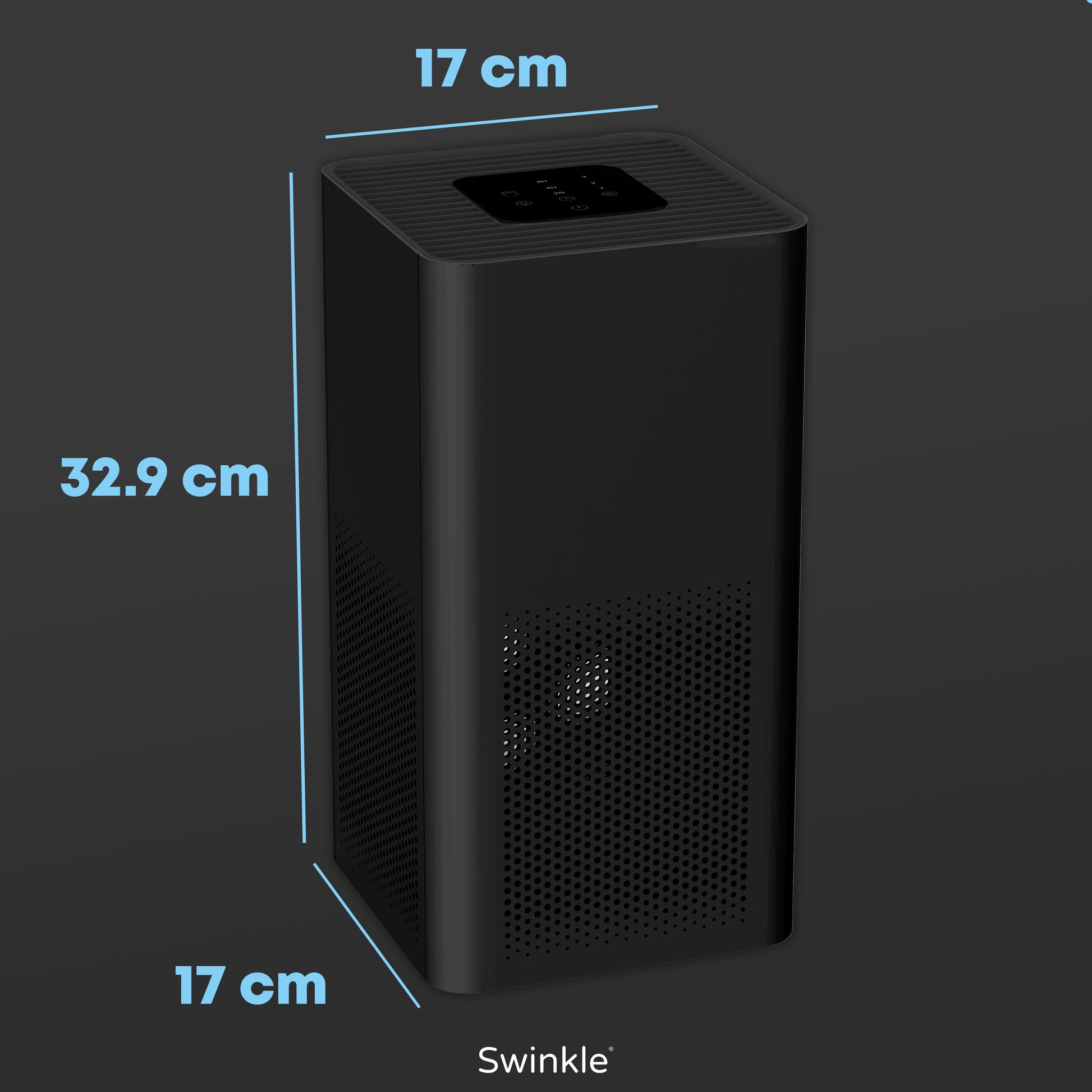Swinkle® Luchtreiniger - Air Purifier met HEPA Filter - Earkings