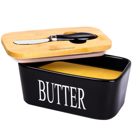 KitchenMonster® Botervloot Zwart - Earkings