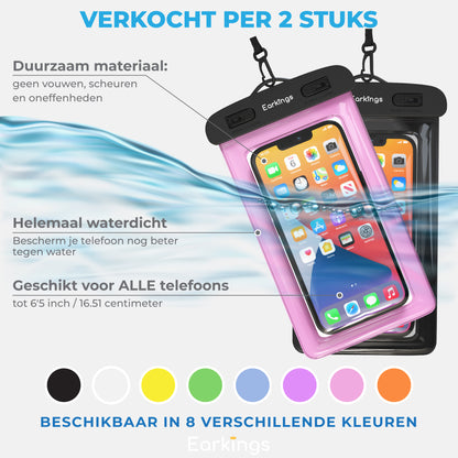 Wasserdichte Handyhüllen, 2er-Set