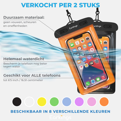 Wasserdichte Handyhüllen, 2er-Set
