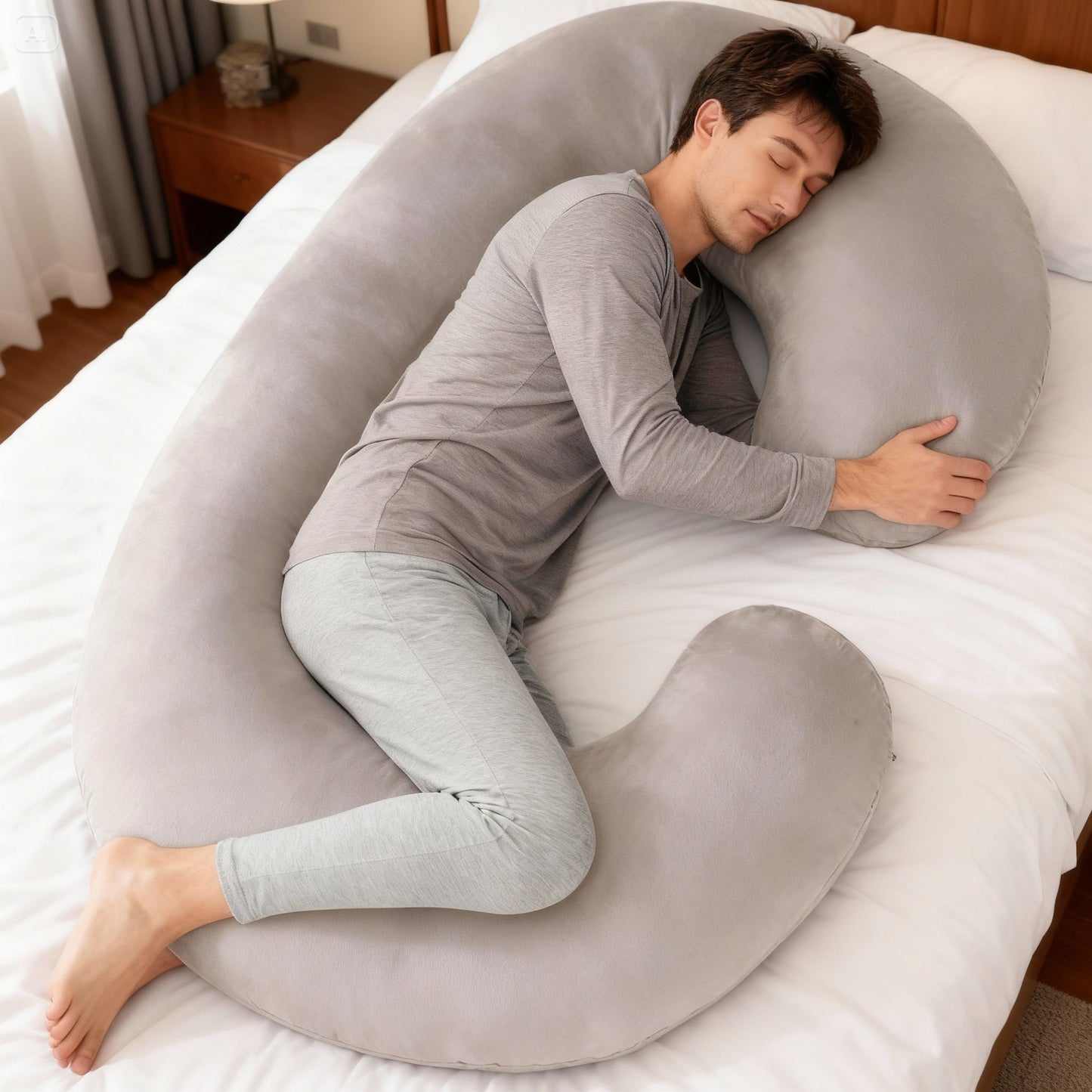 Schwangerschaftskissen Seitenschlafkissen 140x80cm