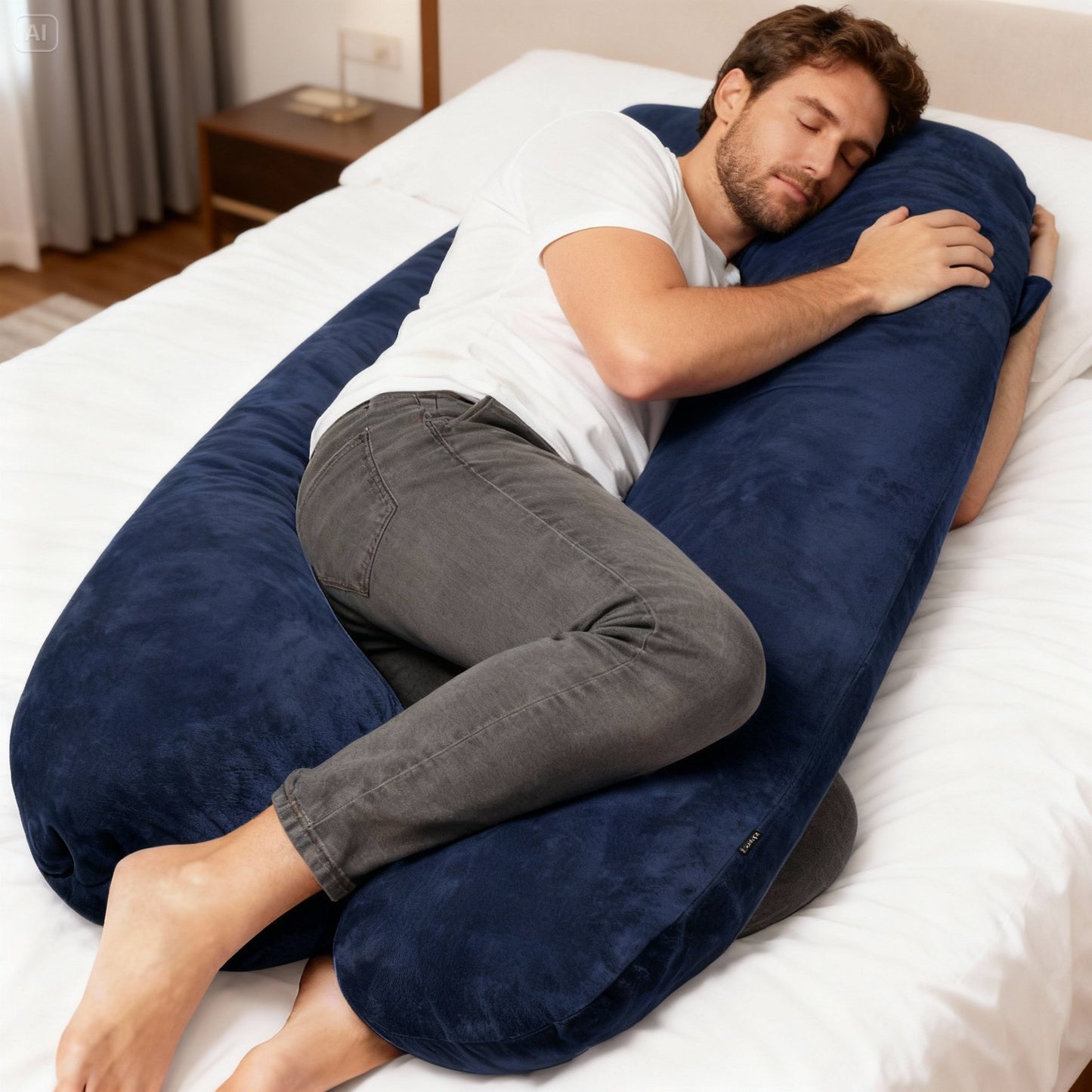 Schwangerschaftskissen Seitenschlafkissen 140x80cm