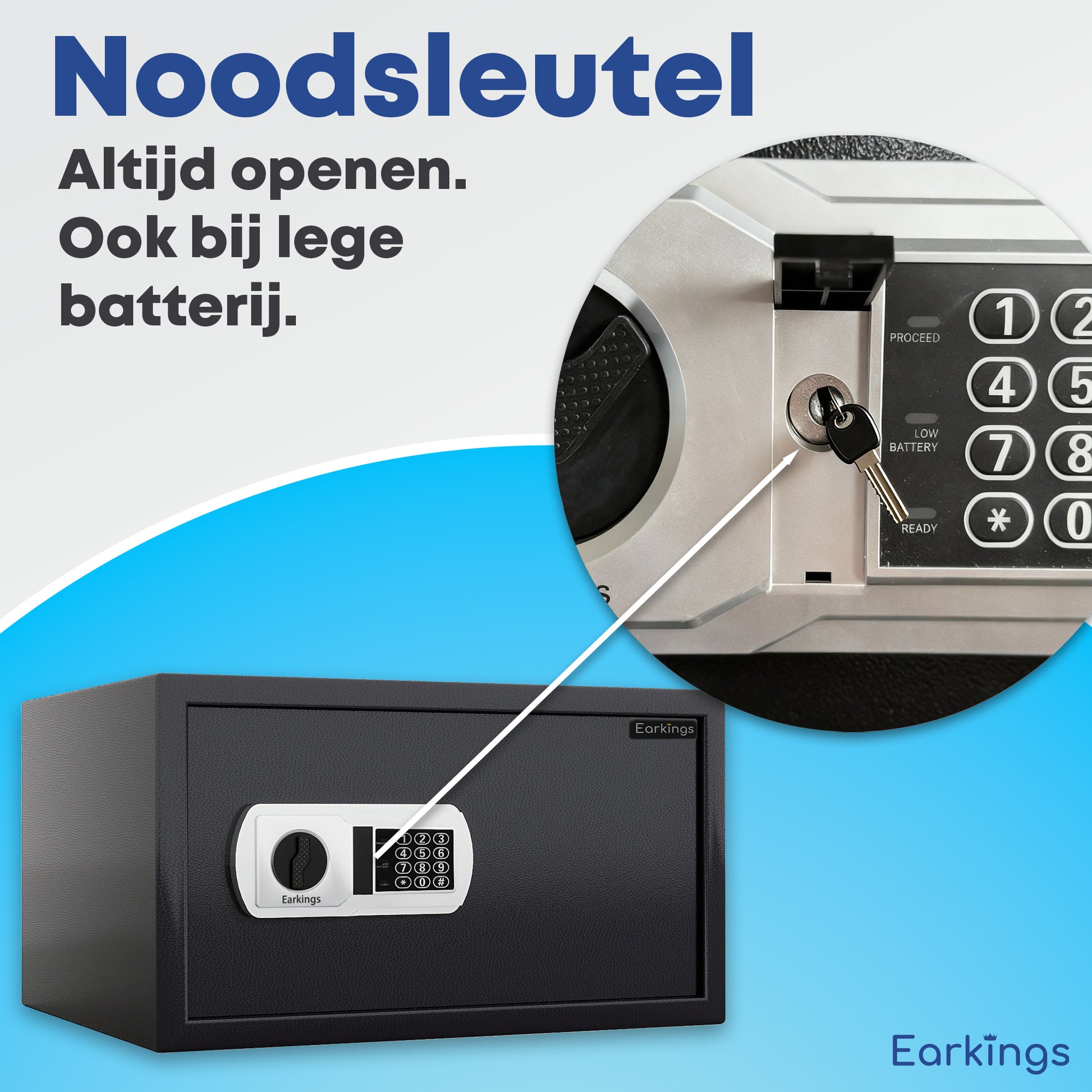 Elektronische Kluis met Cijferslot - Earkings