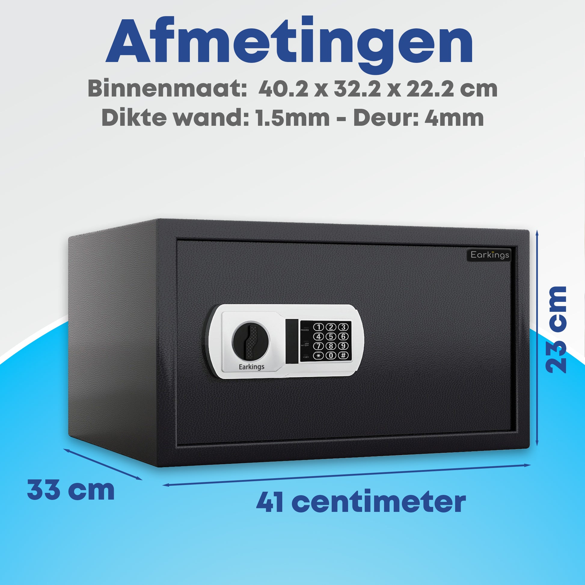 Elektronische Kluis met Cijferslot - Earkings