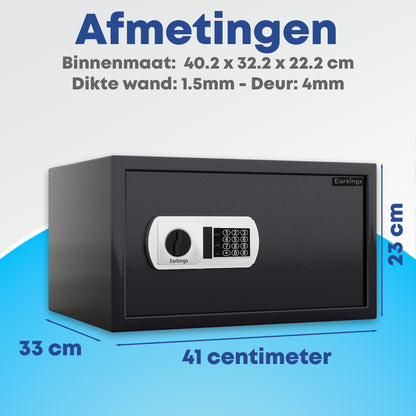 Elektronische Kluis met Cijferslot - Earkings