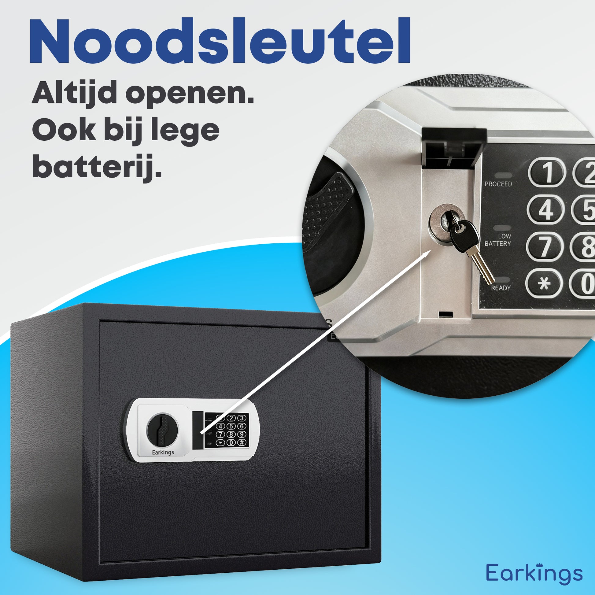Elektronische Kluis met Cijferslot - Earkings