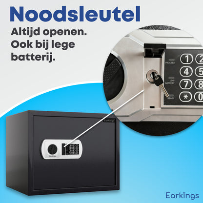 Elektronische Kluis met Cijferslot - Earkings