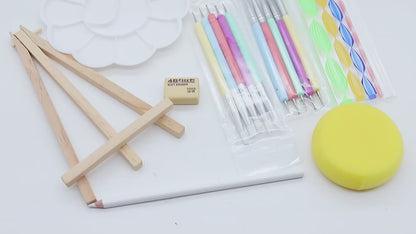 Dotting Tools 43-teiliges Mandala – inklusive Vorlage