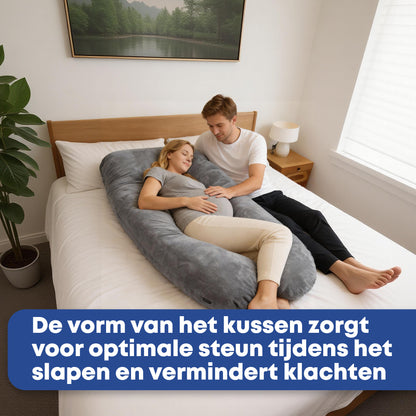 Zwangerschapskussen Zijslaapkussen 140x80cm - Earkings