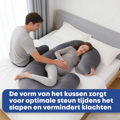 Zwangerschapskussen Zijslaapkussen 140x80cm - Earkings