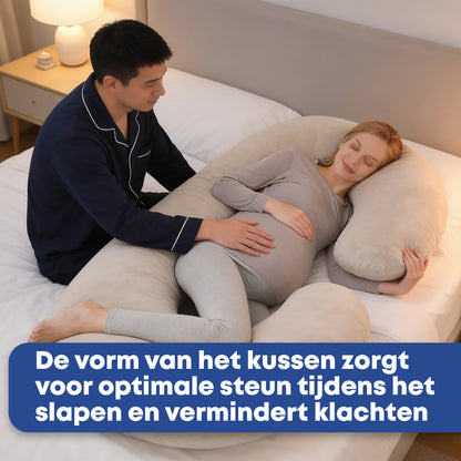 Zwangerschapskussen Zijslaapkussen 140x80cm - Earkings