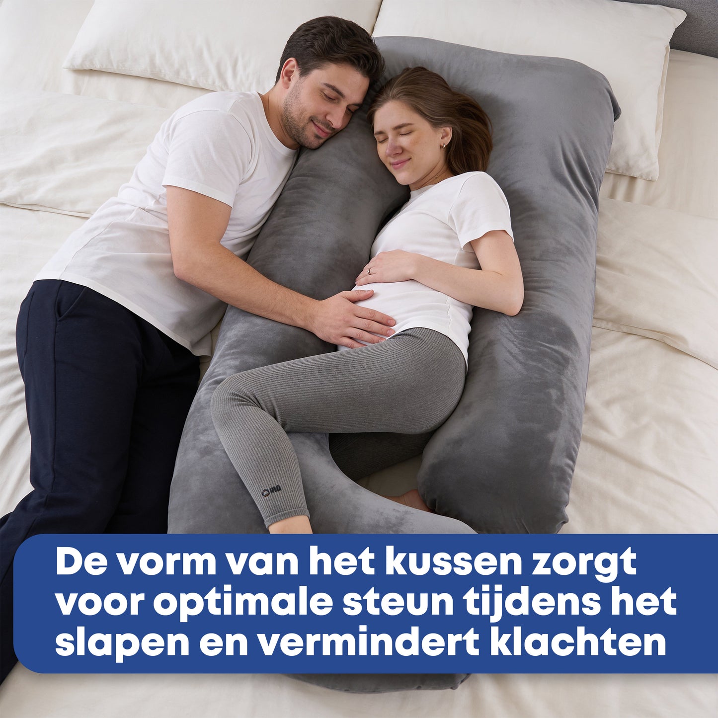 Zwangerschapskussen Zijslaapkussen 140x80cm - Earkings