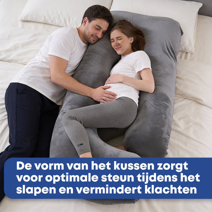 Zwangerschapskussen Zijslaapkussen 140x80cm - Earkings