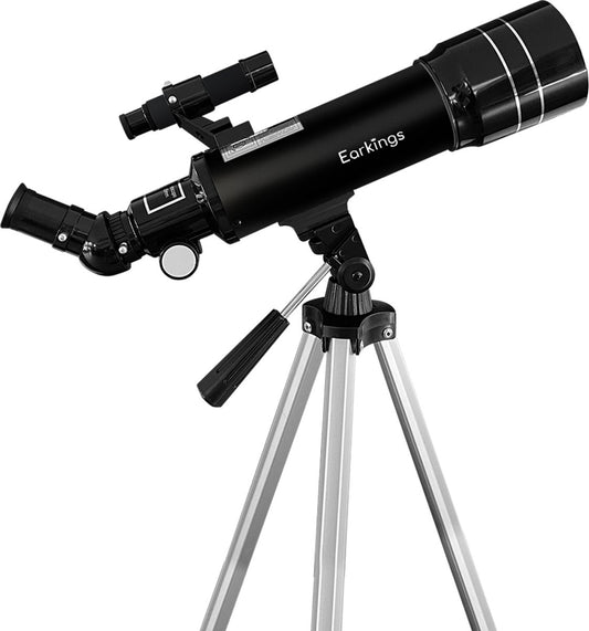 Telescoop Sterrenkijker 70/400 mm - f/5.7 Magnificatie - zwart - Earkings