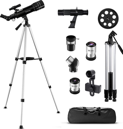 Telescoop Sterrenkijker 70/400 mm - f/5.7 Magnificatie - zwart - Earkings