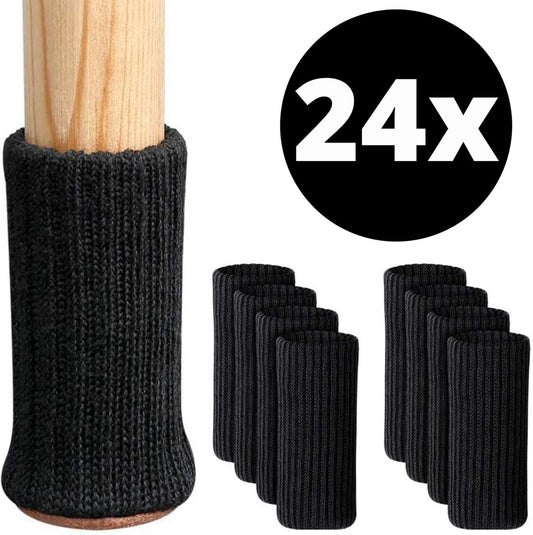 Stoelpoot Beschermers Vloerbeschermer Ø25-50 mm sokken - 24 stuks - Earkings