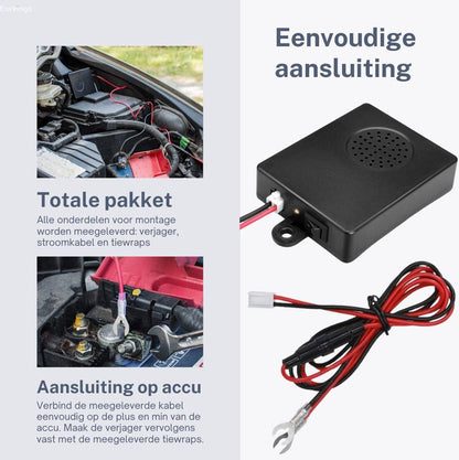 Marterverjager Muizenverjager Auto op Accu - Earkings