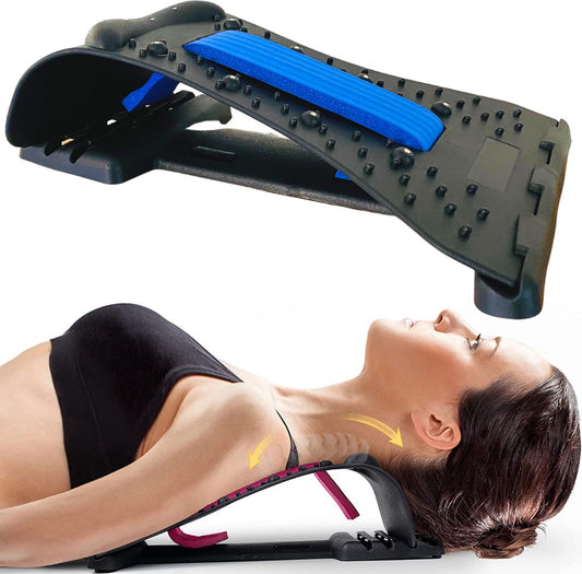 Nekstretcher Nekmassage apparaat - blauw - Earkings