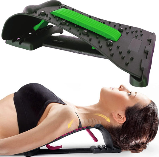 Nekstretcher Nekmassage apparaat - groen - Earkings